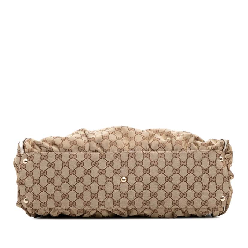 Gucci GG Canvas Abbey D Ring Shoulder Bag Brown Canvas Good condition - Inside View