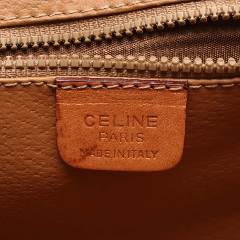 Celine Macadam Coated Canvas Crossbody Brown Canvas Good condition - Model View