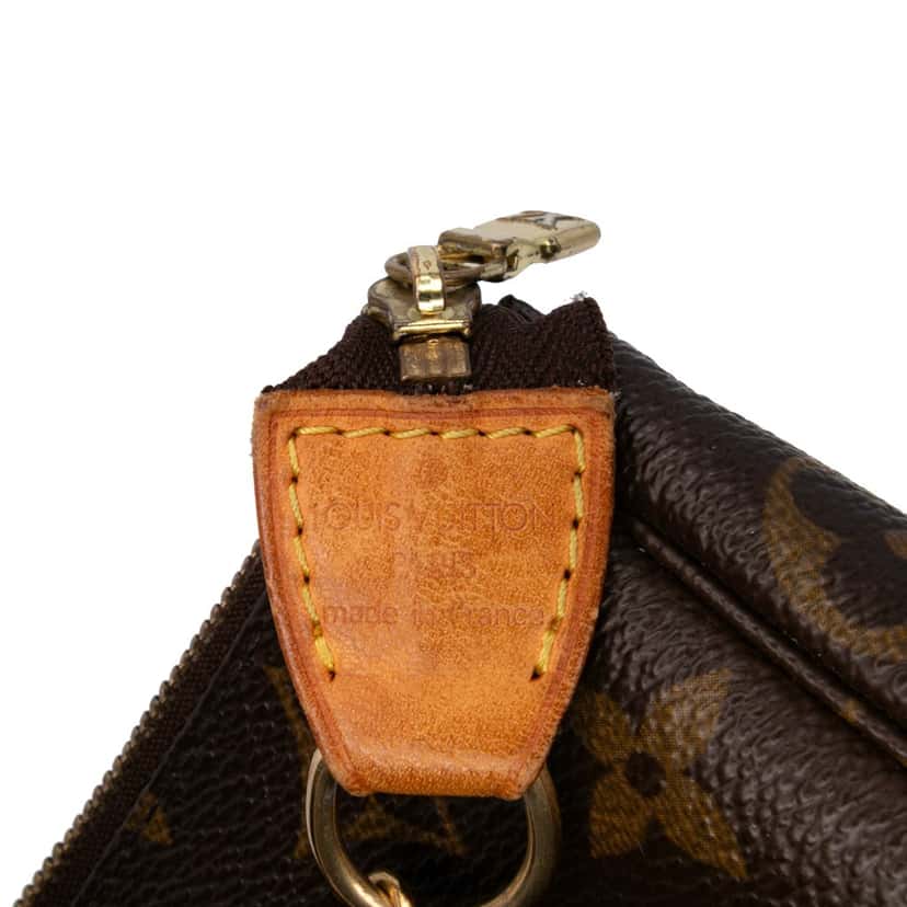 Louis Vuitton Monogram Mini Pochette Accessoires Brown Canvas Good condition - Box View