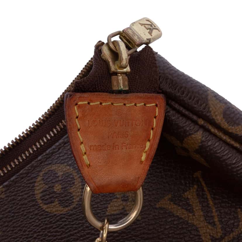 Louis Vuitton Monogram Mini Pochette Accessoires Brown Canvas Good condition - Box View