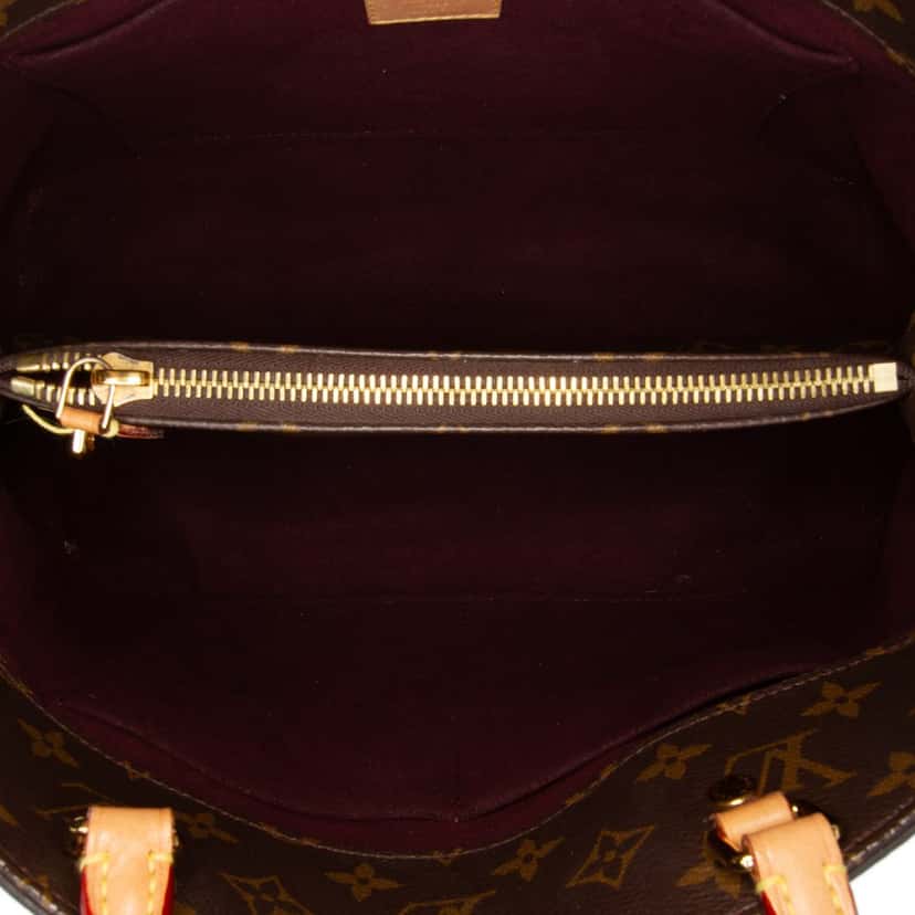 Louis Vuitton Monogram Montaigne MM Brown Canvas Fair condition - Model View