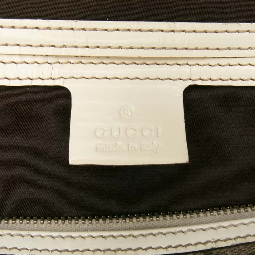 Gucci Medium GG Supreme Joy Boston Bag Brown Canvas Good condition - Box View