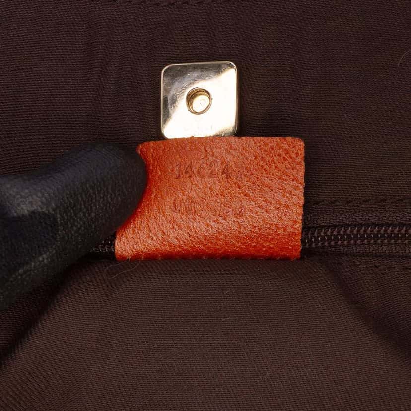 Gucci GG Canvas Abbey D Ring Pocket Tote Brown Canvas Good condition - Box View