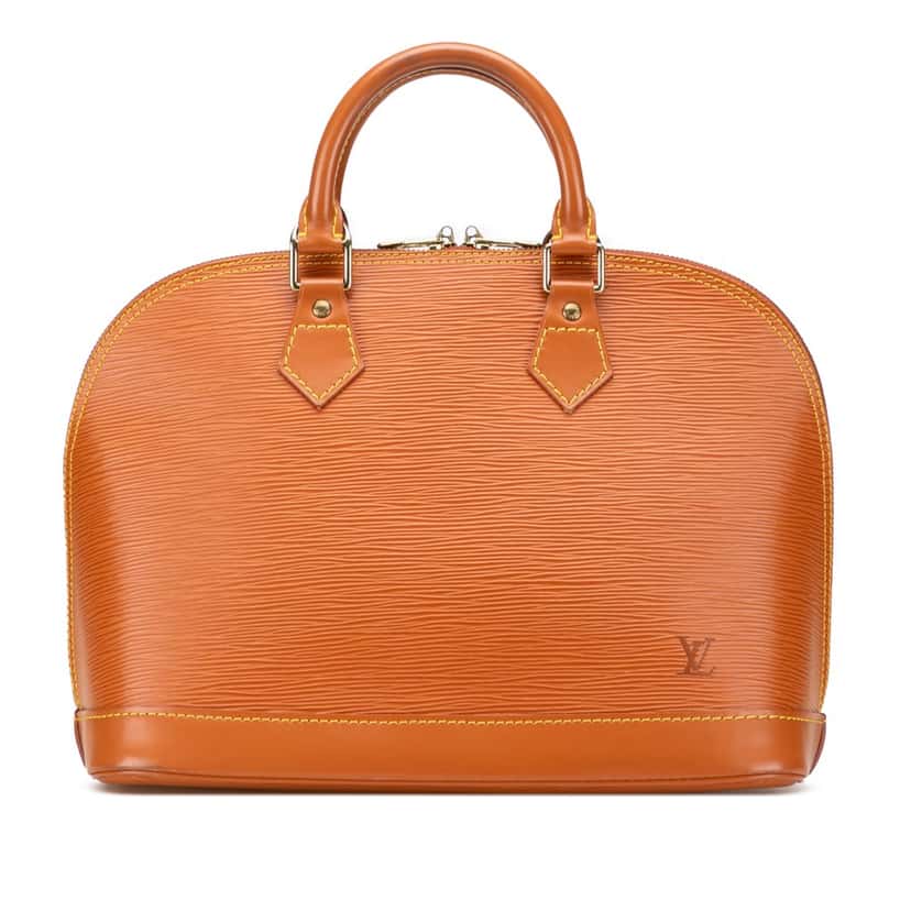 Louis Vuitton Epi Alma PM Brown Leather Good condition - Front View