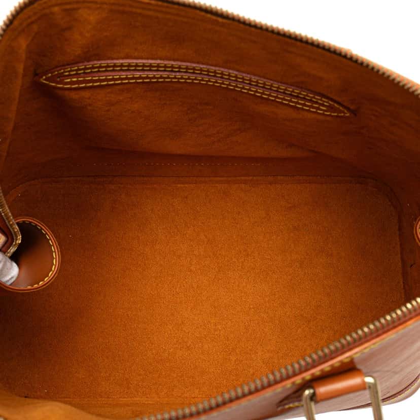 Louis Vuitton Epi Alma PM Brown Leather Good condition - Model View