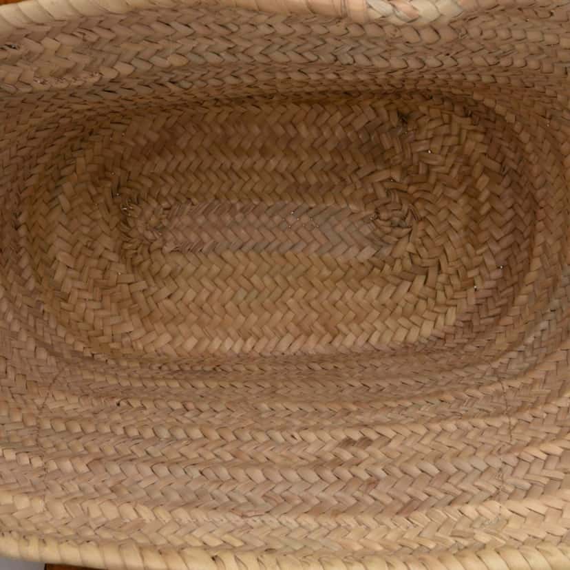 Chloé Medium Raffia Marcie Basket Tote Brown Good condition - Model View