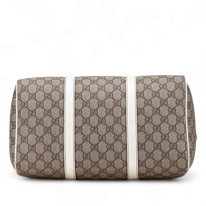 Gucci Medium GG Supreme Joy Boston Bag Brown Canvas Good condition - Inside View