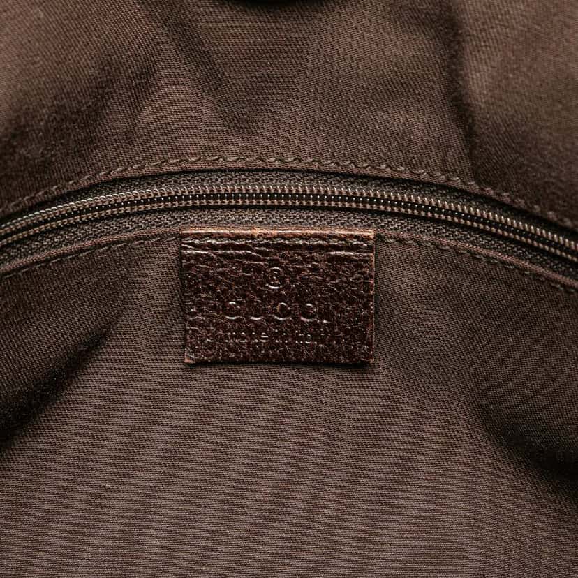 Gucci GG Canvas Eclipse Tote Brown Canvas Fair condition - Box View