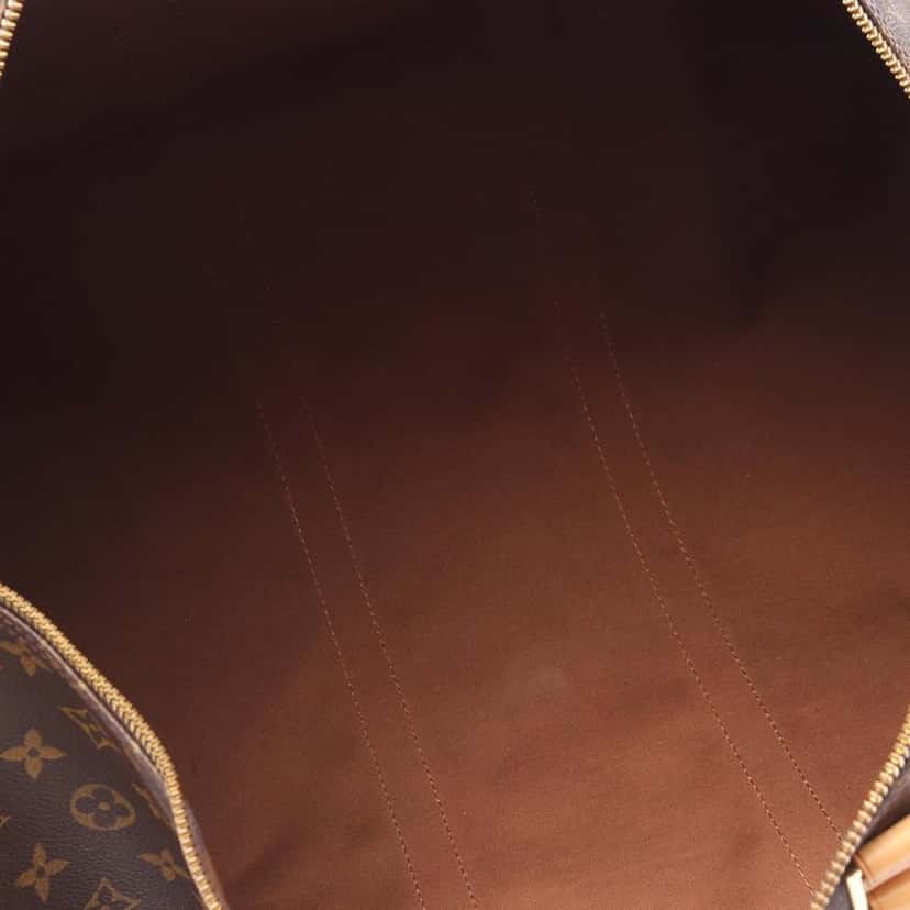 Louis Vuitton Monogram Keepall 55 Brown Canvas Good condition - Inside View