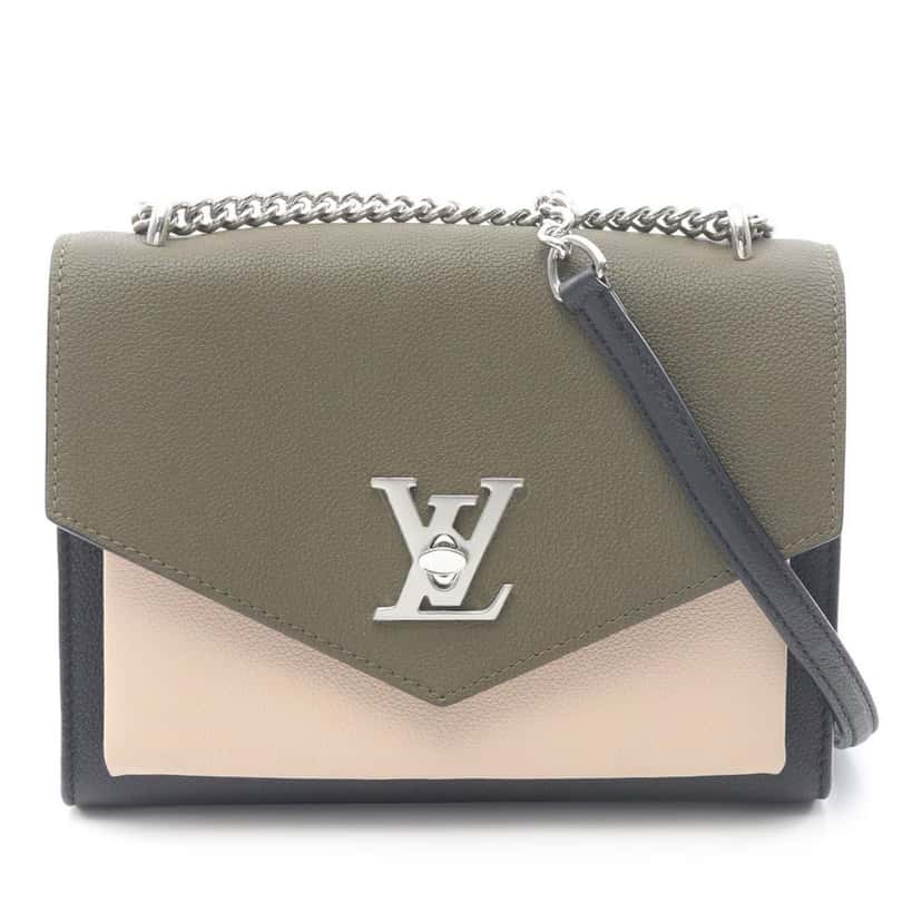 Louis Vuitton Tricolor Leather MyLockMe Chain BB Black Leather Good condition - Front View