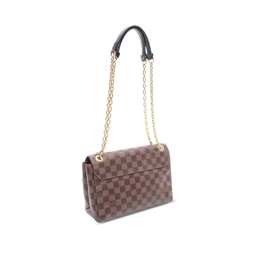 Louis Vuitton Damier Ebene Vavin PM Brown Canvas Good condition - Back View