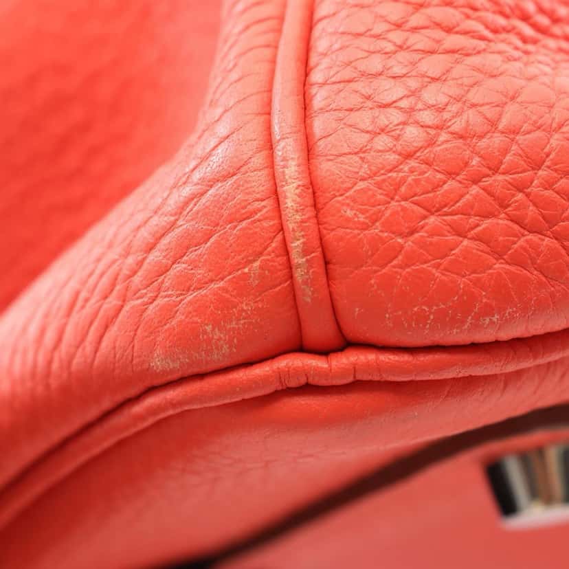 Hermès Togo Birkin Retourne 35 Red Leather Good condition - Box View