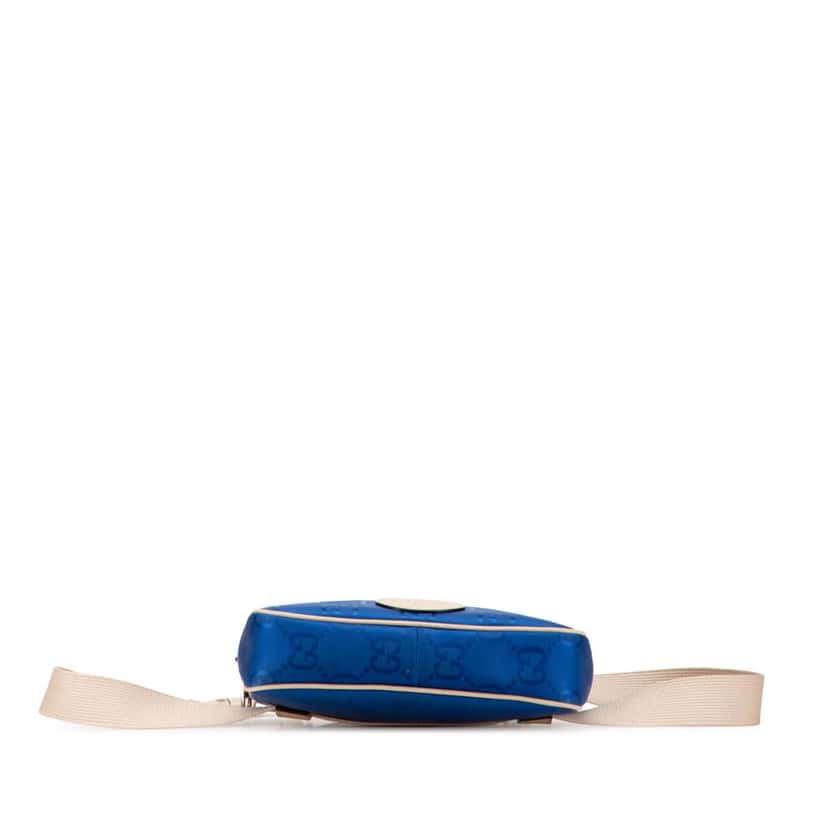 Gucci GG Nylon Off The Grid Belt Bag Blue Good condition - Inside View