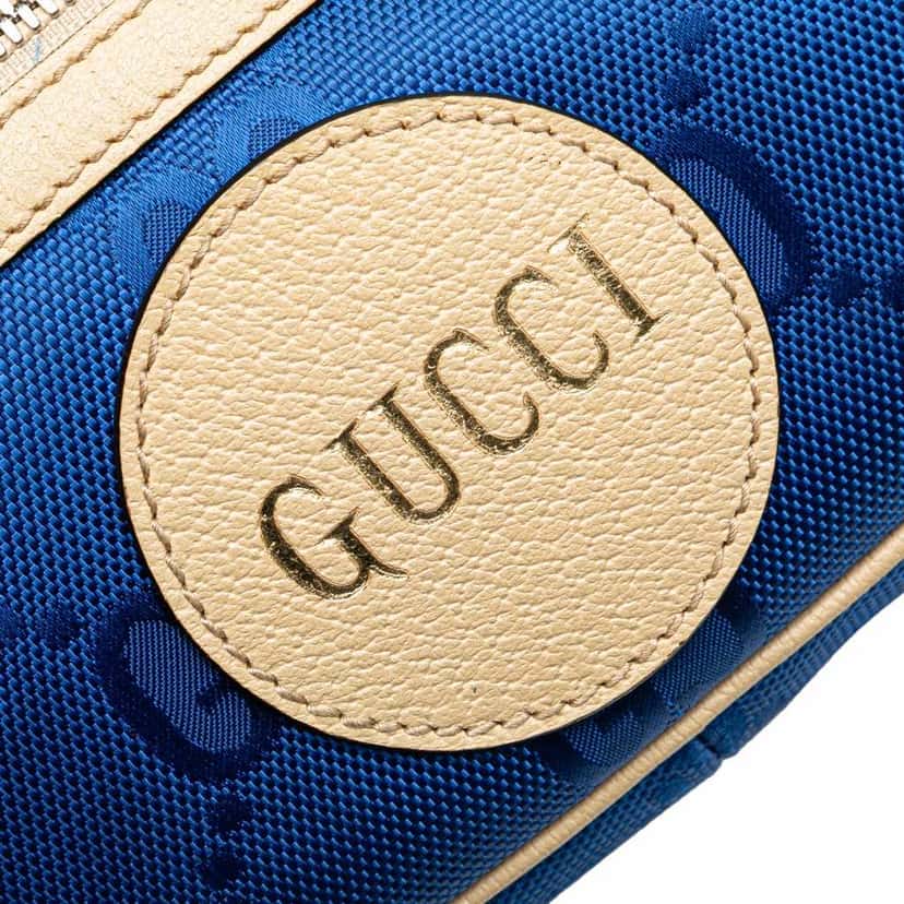 Gucci GG Nylon Off The Grid Belt Bag Blue Good condition - Box View