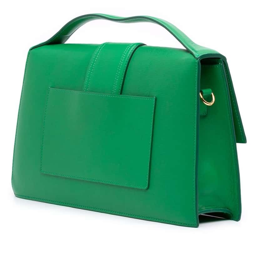 Jacquemus Smooth Calfskin Le Bambinou Green Leather Good condition - Back View
