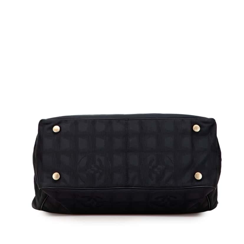 Chanel Nylon New Travel Line Tote Black Good condition - Inside View