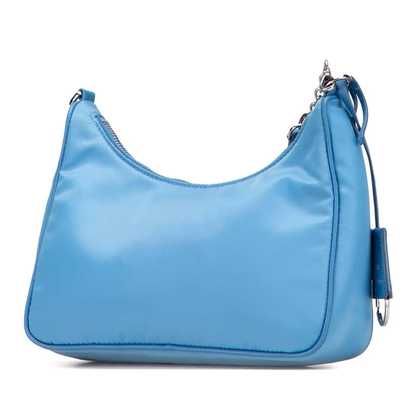 Prada Tessuto Re Edition 2005 Satchel Blue Good condition - Back View