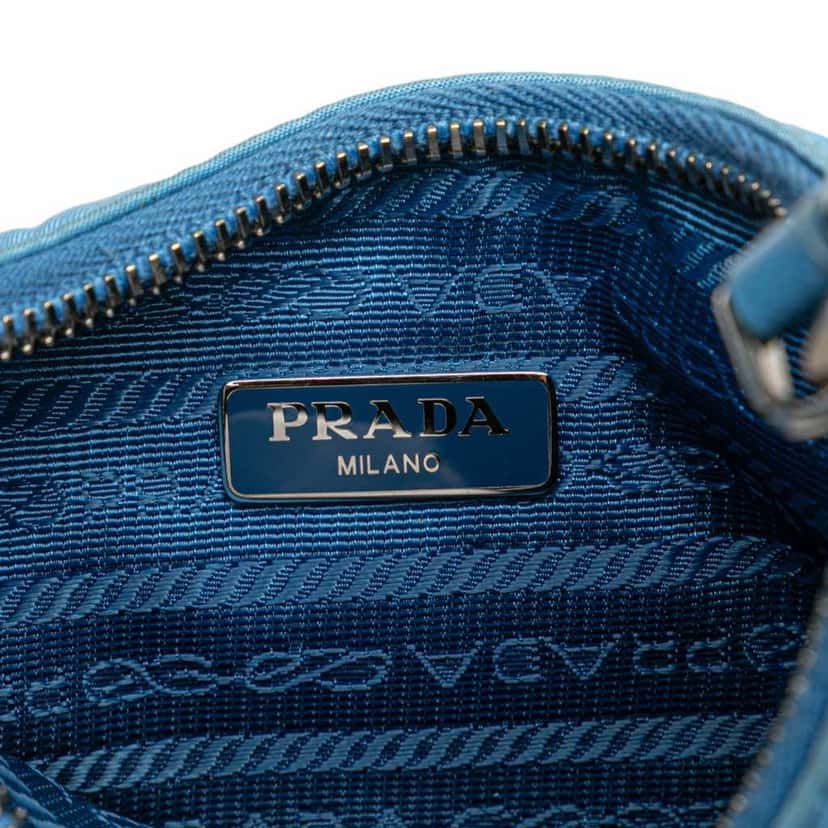 Prada Tessuto Re Edition 2005 Satchel Blue Good condition - Box View