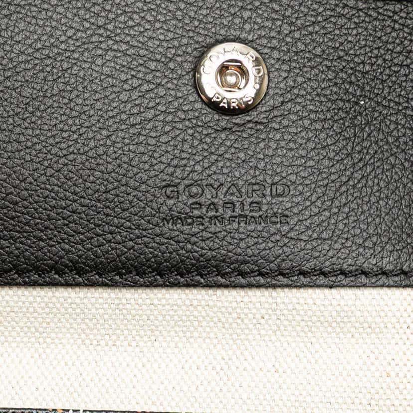 Goyard Goyardine Saint Louis PM Black Canvas Good condition - Box View
