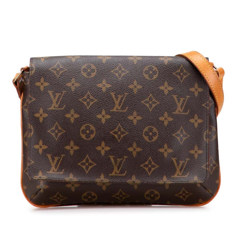 Louis Vuitton Monogram Musette Tango Short Strap Brown Canvas Good condition - Front View