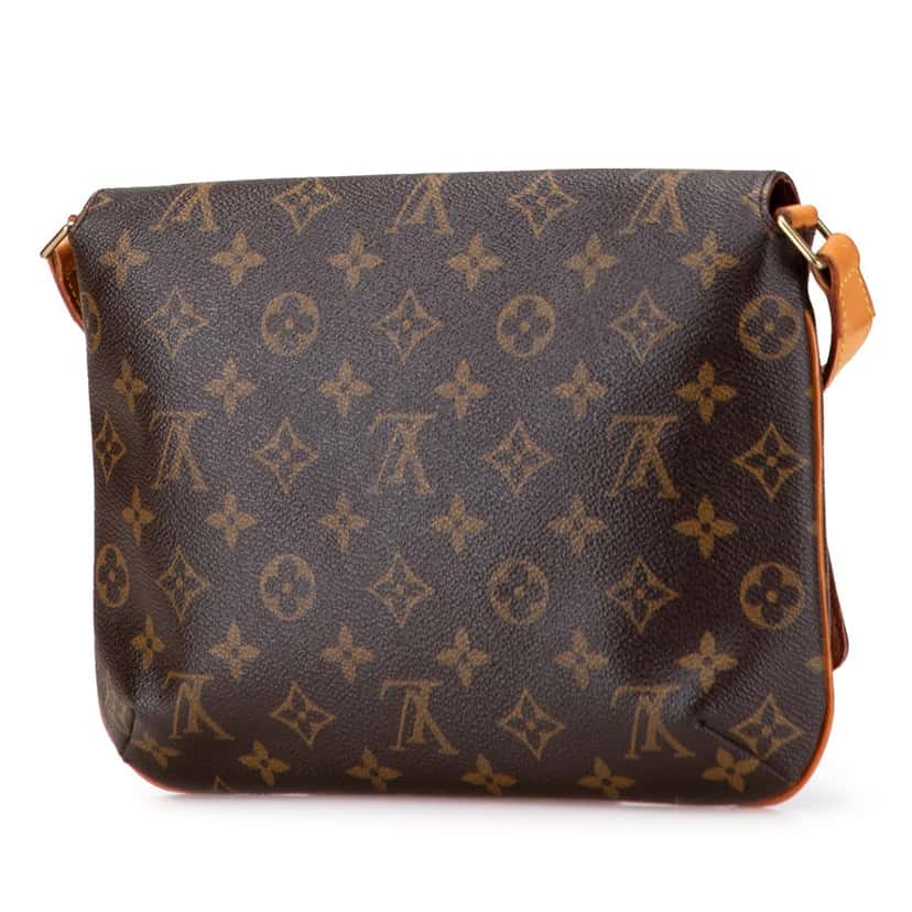 Louis Vuitton Monogram Musette Tango Short Strap Brown Canvas Good condition - Back View