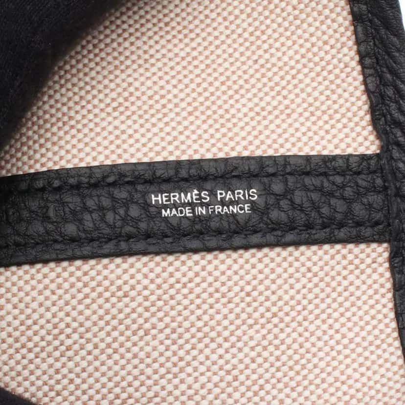 Hermès H Plume and Negonda Pacific Garden Party Voyage 49 Brown Canvas Good condition - Model View