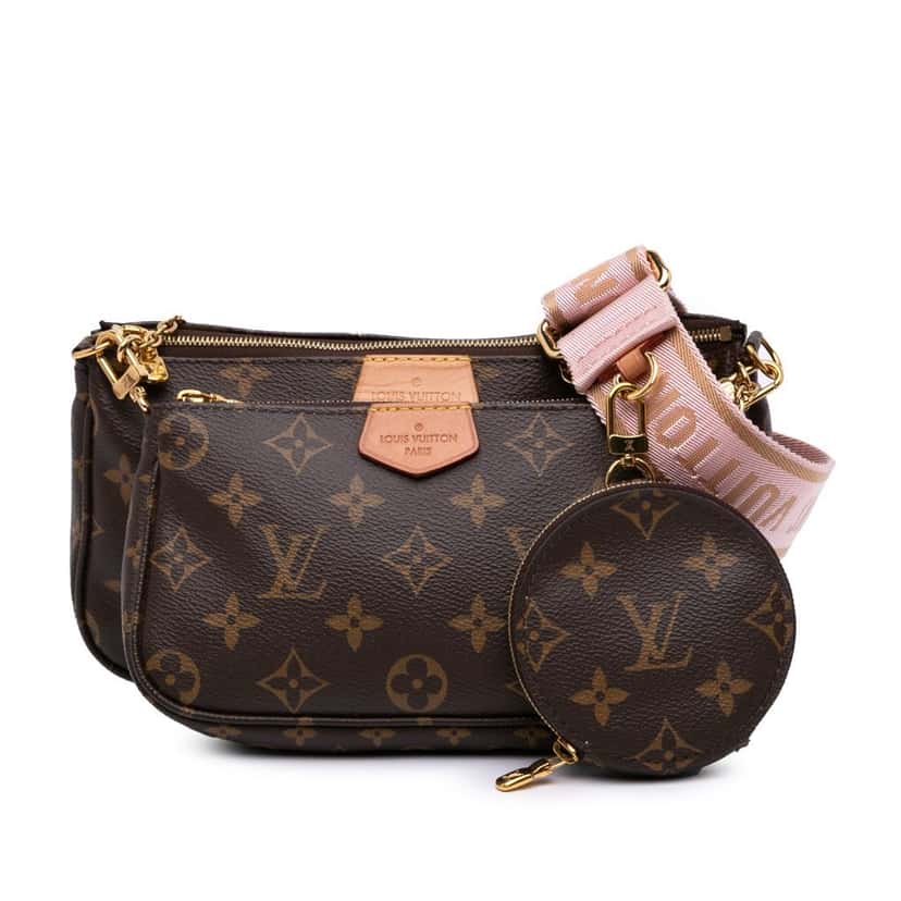 Louis Vuitton Monogram Multi Pochette Accessoires Brown Canvas Good condition - Front View