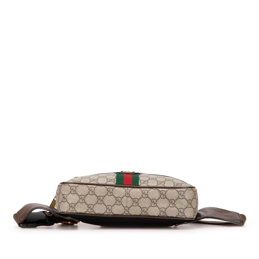Gucci Small GG Supreme Ophidia Belt Bag Brown Canvas Good condition - Inside View