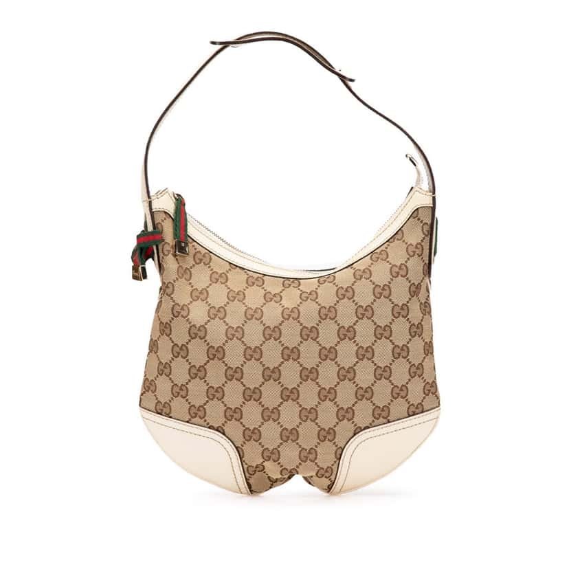 Gucci GG Canvas Princy Hobo Brown Canvas Good condition - Front View