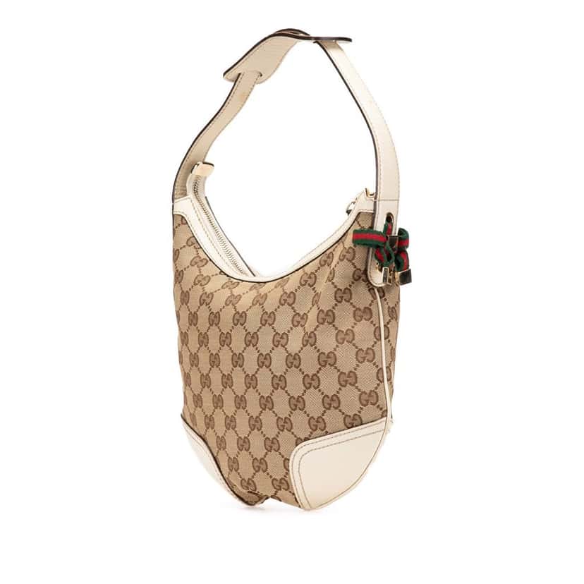 Gucci GG Canvas Princy Hobo Brown Canvas Good condition - Back View