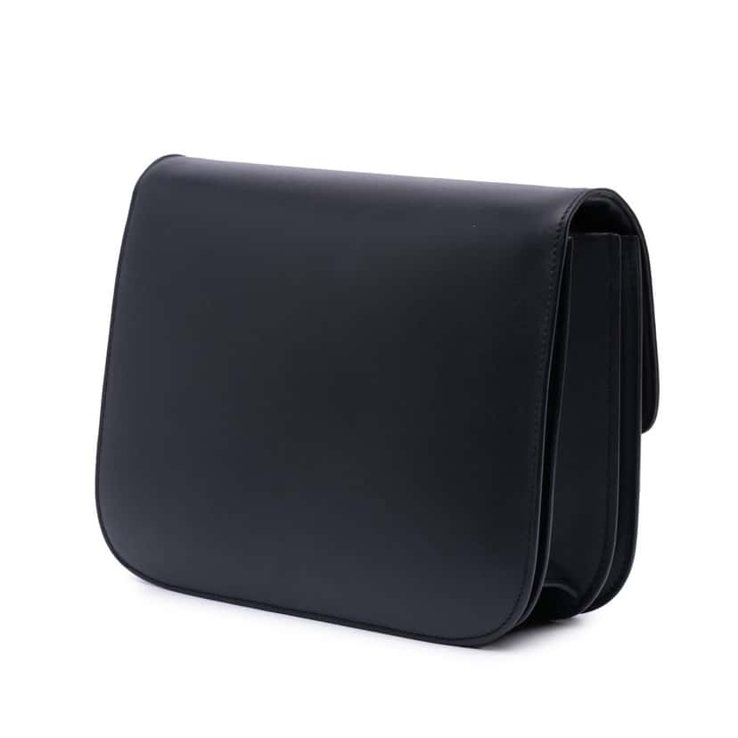 Celine Medium Calfskin Classic Box Black Leather Good condition - Back View