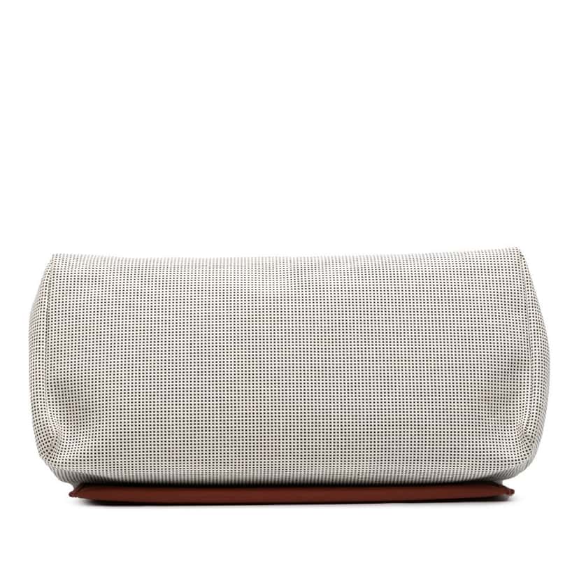 Hermès Toile Quadrille Vache Hunter Herbag Zip Cabine 50 Brown Canvas Good condition - Inside View