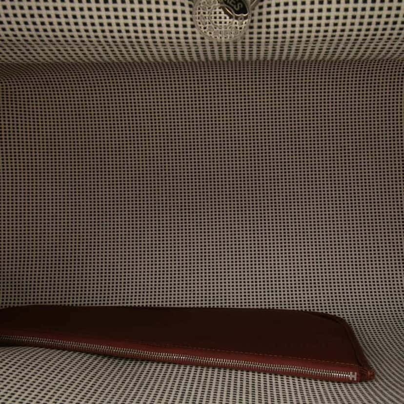 Hermès Toile Quadrille Vache Hunter Herbag Zip Cabine 50 Brown Canvas Good condition - Model View