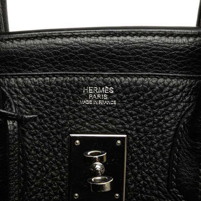 Hermès Togo Birkin Retourne 30 Black Leather Good condition - Box View
