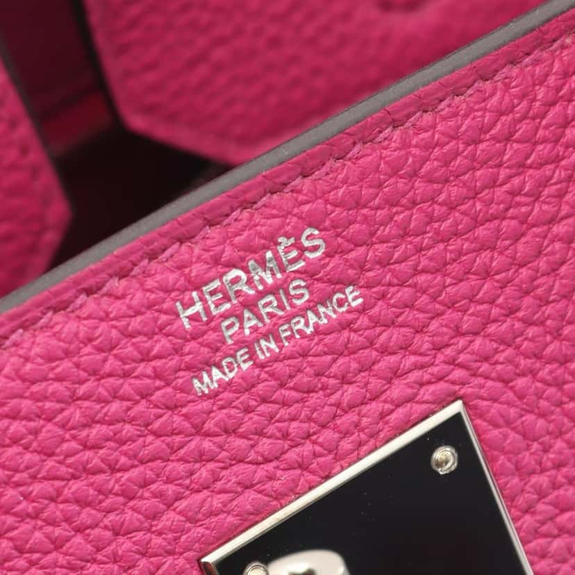 Hermès Togo Birkin Retourne 30 Pink Leather Good condition - Model View