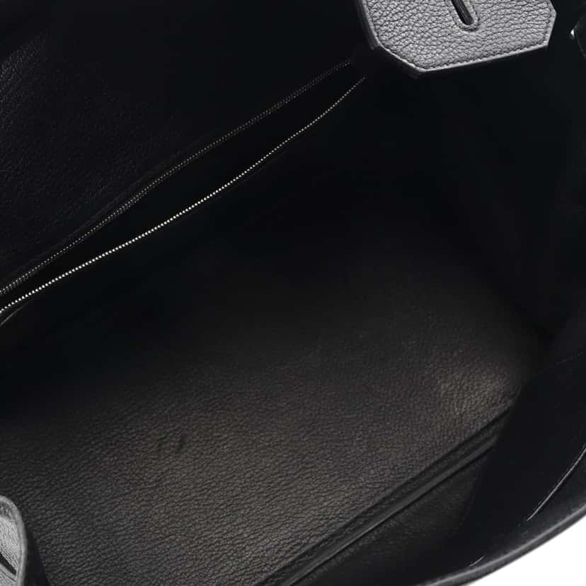 Hermès Togo Birkin Retourne 35 Black Leather Good condition - Inside View