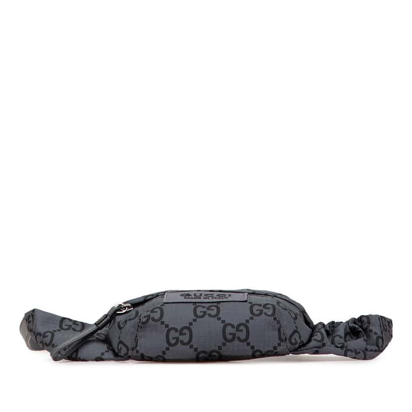 Gucci GG Nylon Ripstop Belt Bag Grey Good condition - Inside View