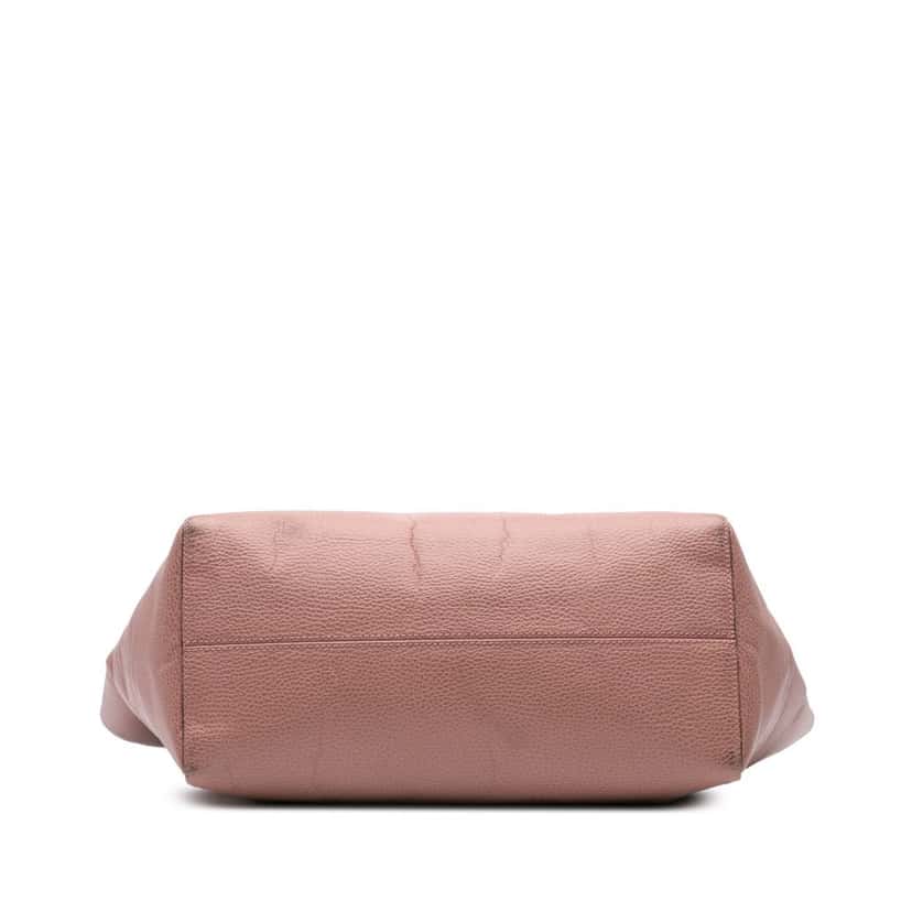 Gucci Medium Leather Swing Tote Pink Leather Good condition - Inside View