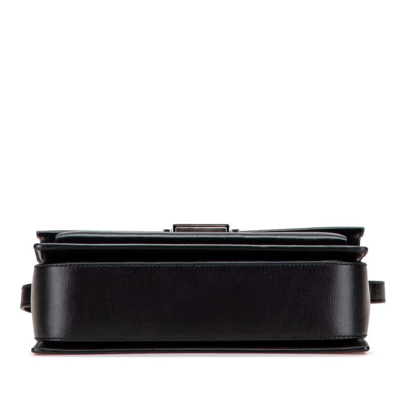 Saint Laurent Medium Calfskin Bellechasse Satchel Black Leather Good condition - Inside View