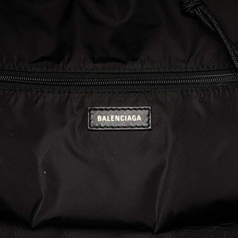 Balenciaga Nylon Wheel Backpack Black Good condition - Box View
