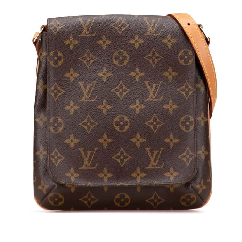 Louis Vuitton Monogram Musette Salsa Short Strap Brown Canvas Good condition - Front View