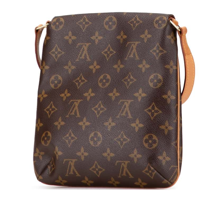 Louis Vuitton Monogram Musette Salsa Short Strap Brown Canvas Good condition - Back View