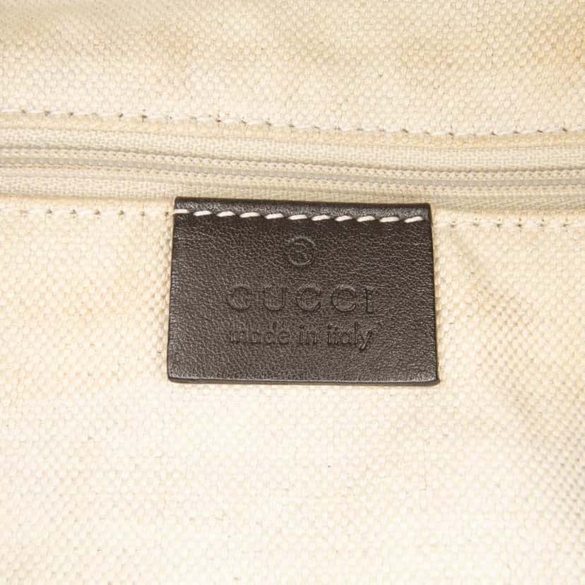 Gucci GG Canvas Sukey Satchel Brown Canvas Good condition - Box View