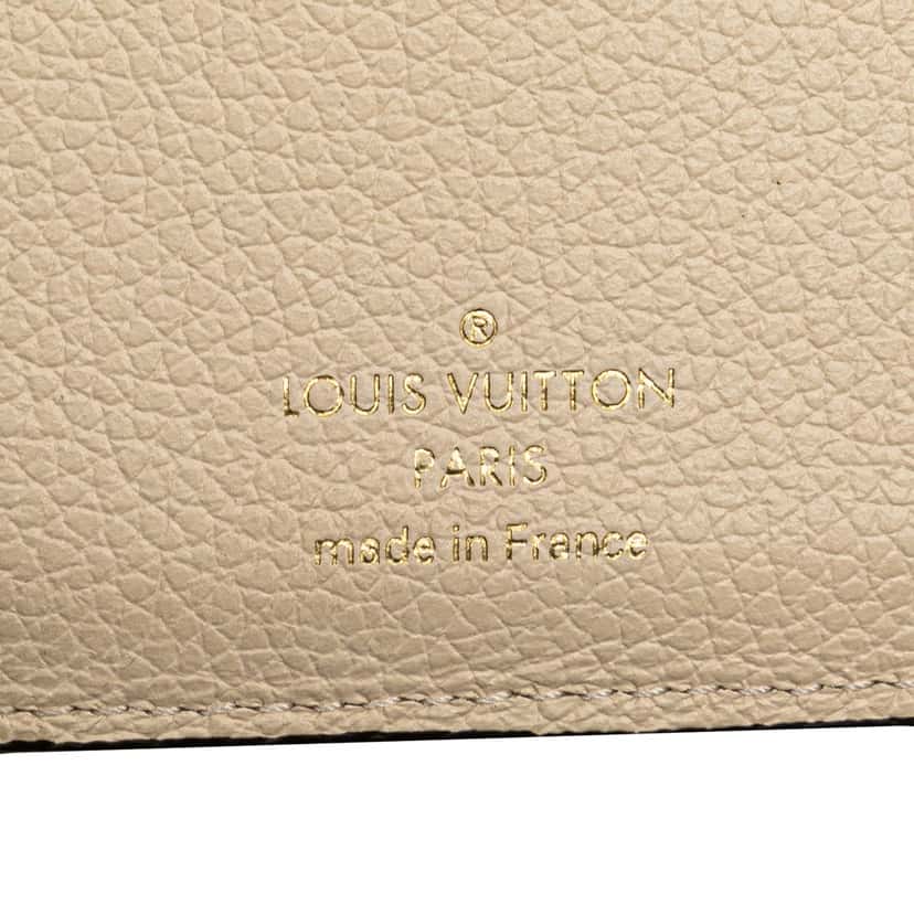 Louis Vuitton Monogram Empreinte Victorine Wallet Brown Leather Good condition - Box View