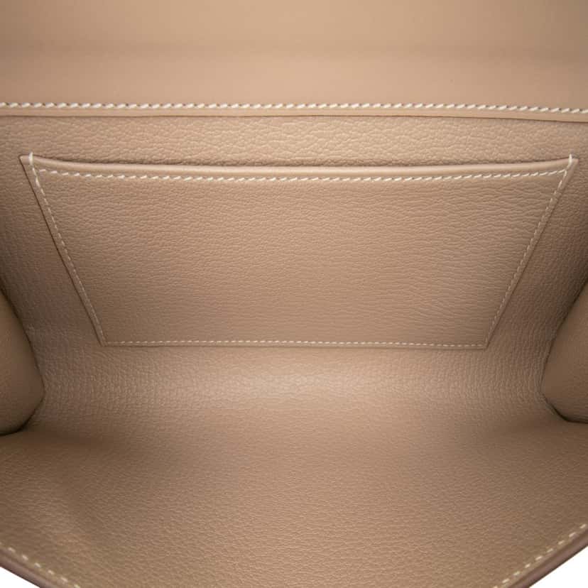 Hermès Tadelakt Medor Clutch 23 Brown Leather Good condition - Model View