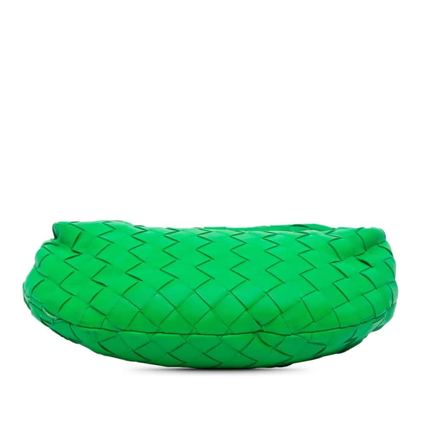 Bottega Veneta Mini Nappa Intrecciato Jodie Green Leather Good condition - Inside View