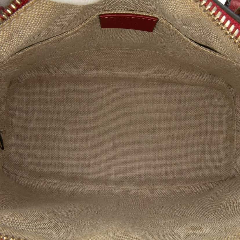 Gucci Mini Microguccissima Dome Satchel Red Leather Good condition - Model View