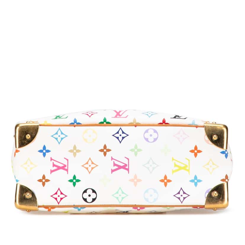 Louis Vuitton Monogram Multicolore Trouville White Canvas Good condition - Inside View