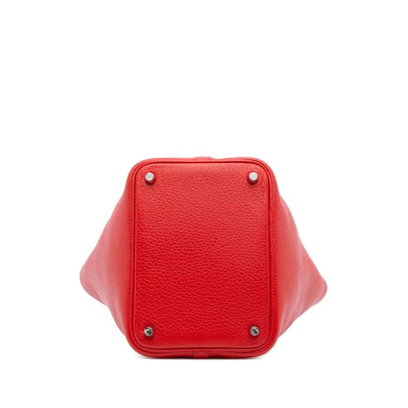 Hermès Clemence Picotin Lock 18 Red Leather Good condition - Inside View