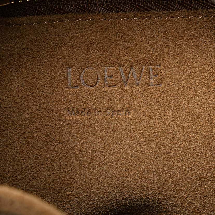 Loewe Small Leather Gate Top Handle Satchel Brown Leather Good condition - Box View